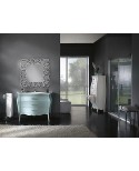 CABINET MEUBLES DE SALLE DE BAIN MIROIR SWAROVSKI EAU PEINT MARINA CONCEPTION VENETO