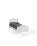 LETTO SINGOLO IN LEGNO COLORE BIANCO