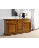 MOBILE WOOD COLOR WALNUT DRESSER WITH INTARSIO X STAY PRODUCT VENETO