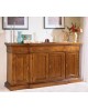 CREDENZA IN LEGNO MASSELLO vari colori  4 ANTE L 224 P 52 H 115