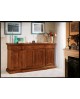 CREDENZA IN LEGNO MASSELLO vari colori  4 ANTE L 224 P 52 H 115