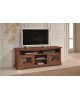 TV STAND WOOD WALNUT COLOR clear- codluis 354