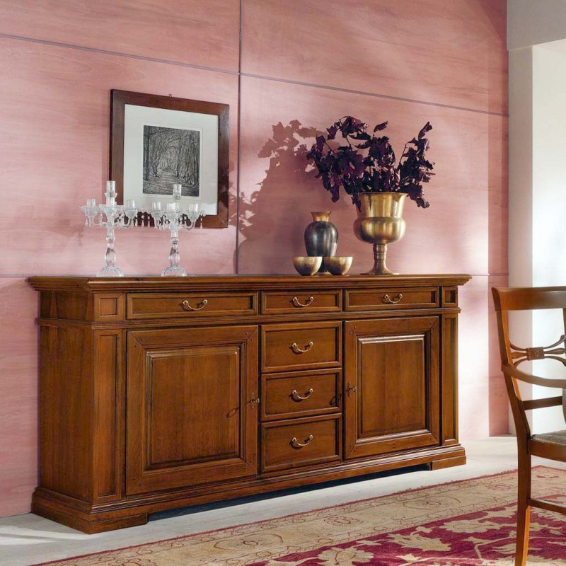 credenza in legno massello vari colori